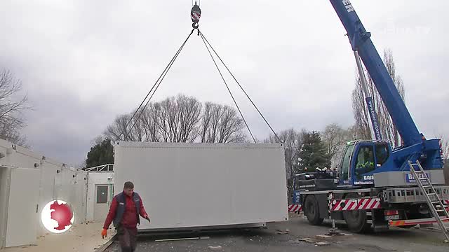 Beendet: Am Gries wurde die für Flüchtlinge errichtete Container-Wohnanlage abgebaut