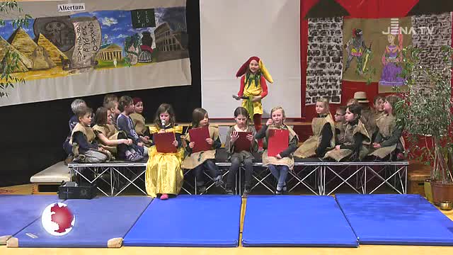 Fühlen in Epochen: In der Trießnitz-Schule in Winzerla gab es die Projektwoche „Reise durch die Zeit“