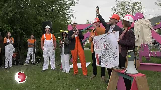 Am Start in Lobeda: Beim Echtzeit-Architekturfestival entstehen bis Sonntag neue Treffpunkte  