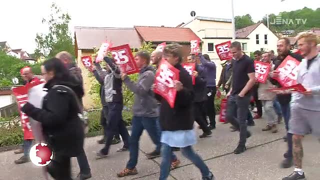 Jahresforderung: Die IG Metall will eine Arbeitszeitverkürzung beim Unternehmen Carl Zeiss