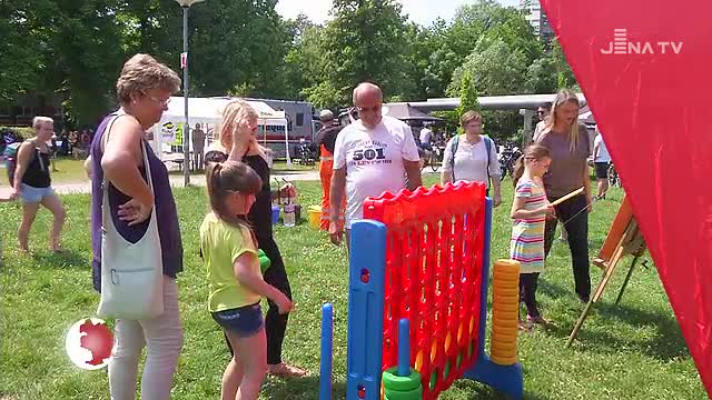 Familien im Paradies: Die Veranstaltung „Dein Tag im Paradies“ lockte hunderte Familien auf die Rasenmühleninsel