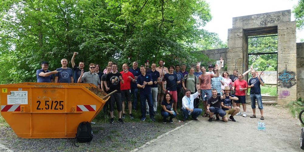 Großreinemachen auf dem Friedensberg 