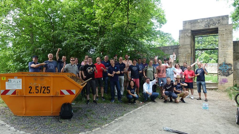 Großreinemachen auf dem Friedensberg 