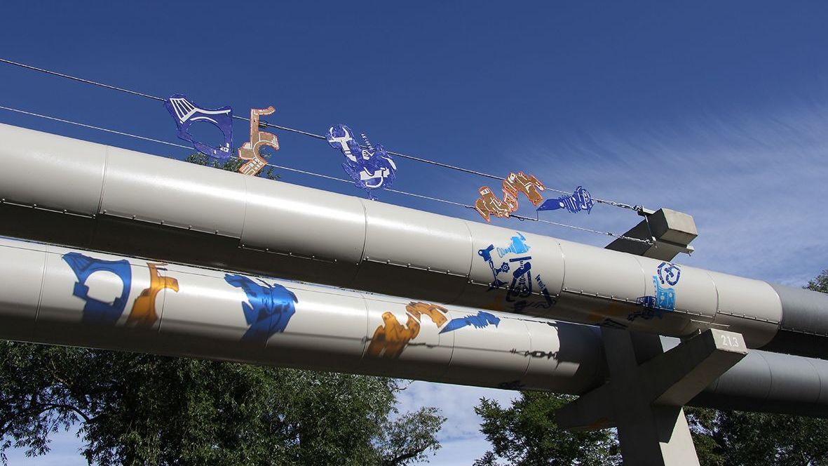 Adern von Jena: Fernwärmeleitungen leuchten 