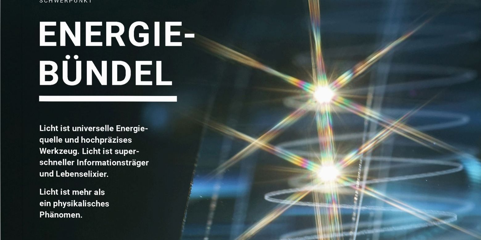 Uni-Forschungsmagazin mit Schwerpunkt „Licht“ 