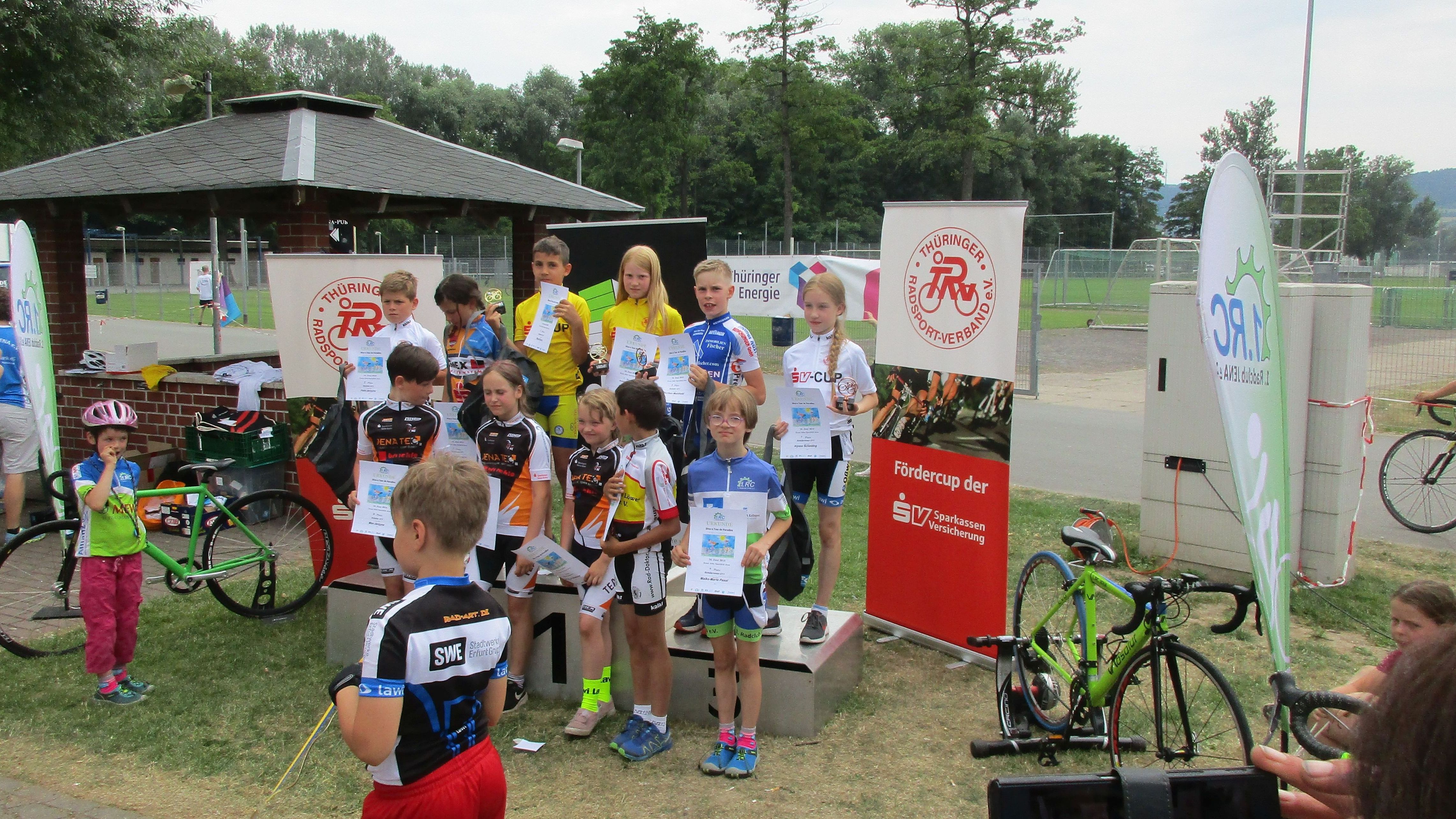 22. Tour de Paradies mit 200 Kindern am Start 