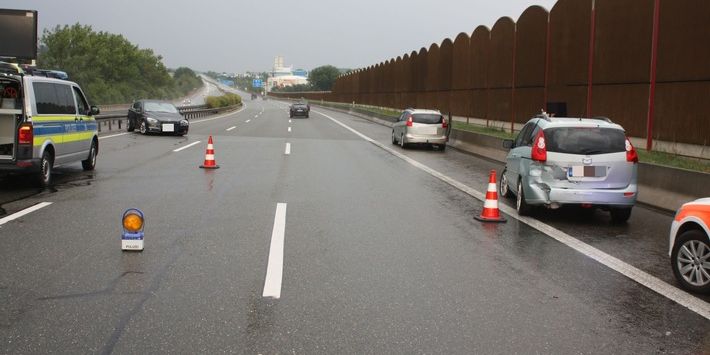 Unfall bei Aquaplaning