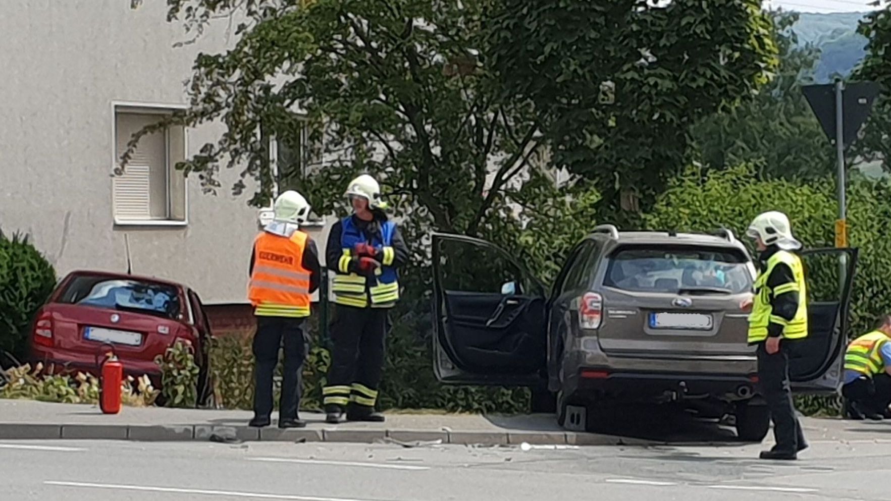 Pkw-Unfall in Jena-Nord