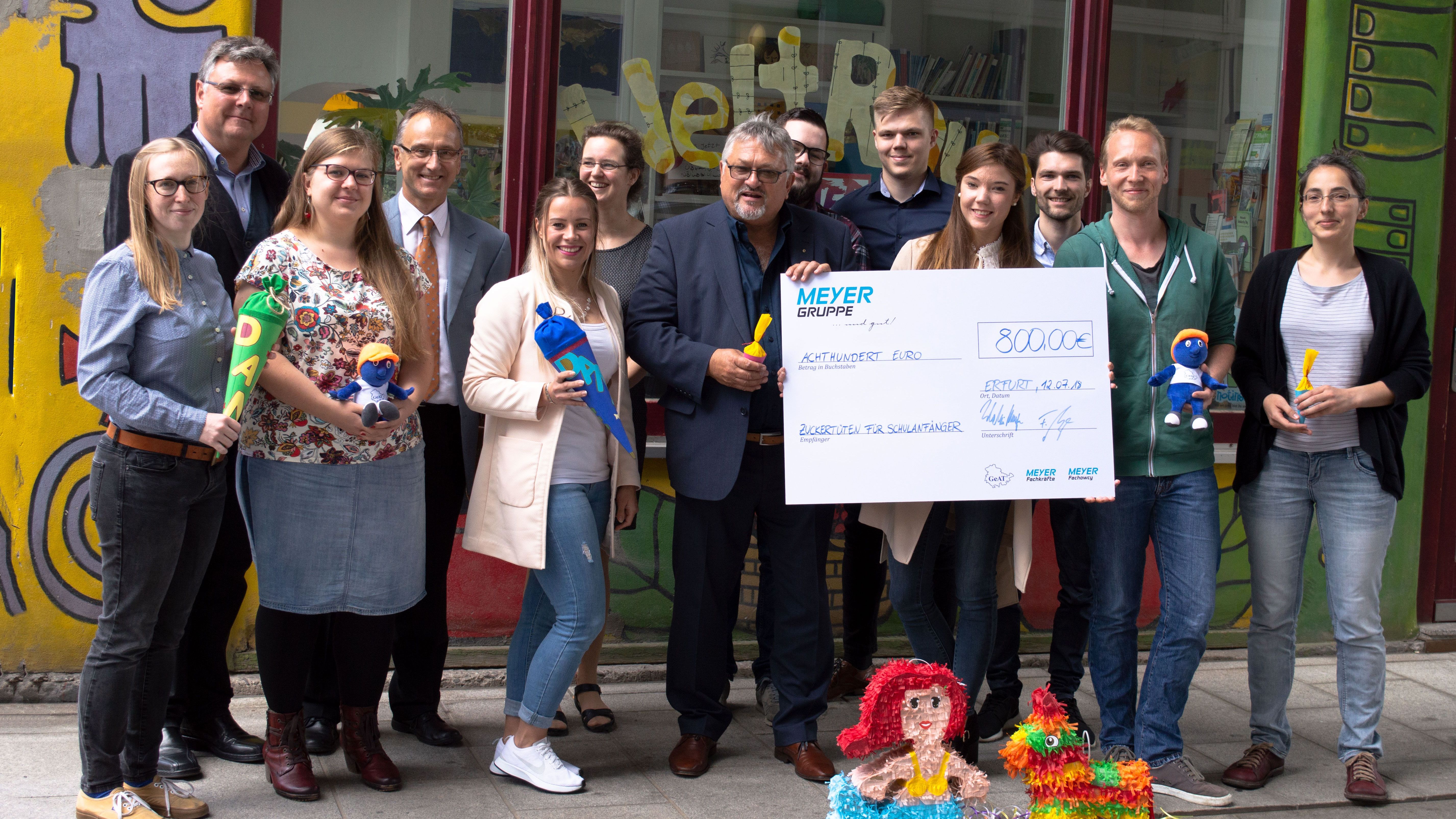 Unterstützung für Projekt „Zuckertüten für Schulanfänger“