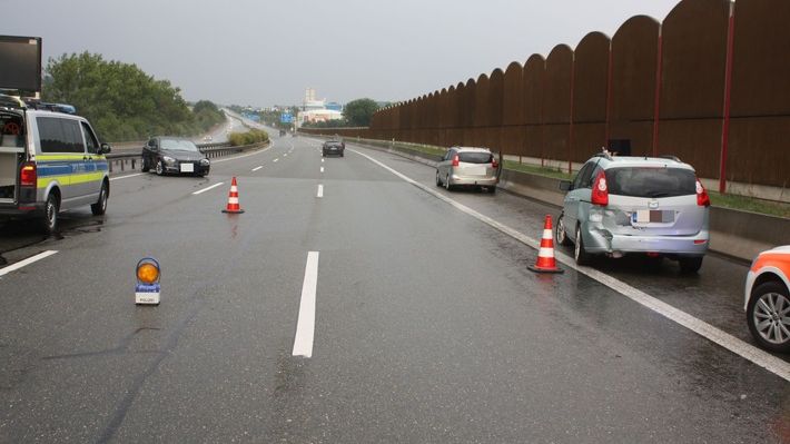 Unfall bei Aquaplaning