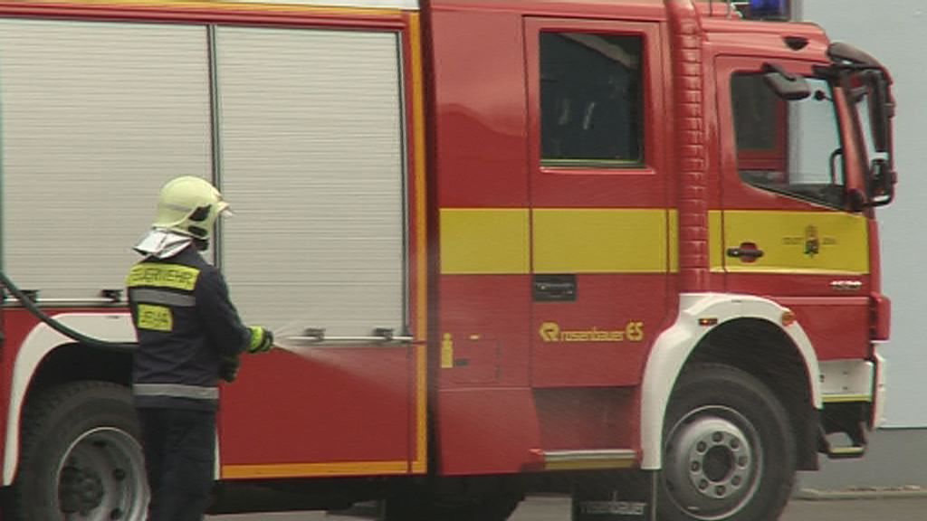 Feldbrand zwischen Trebnitz und Laasen