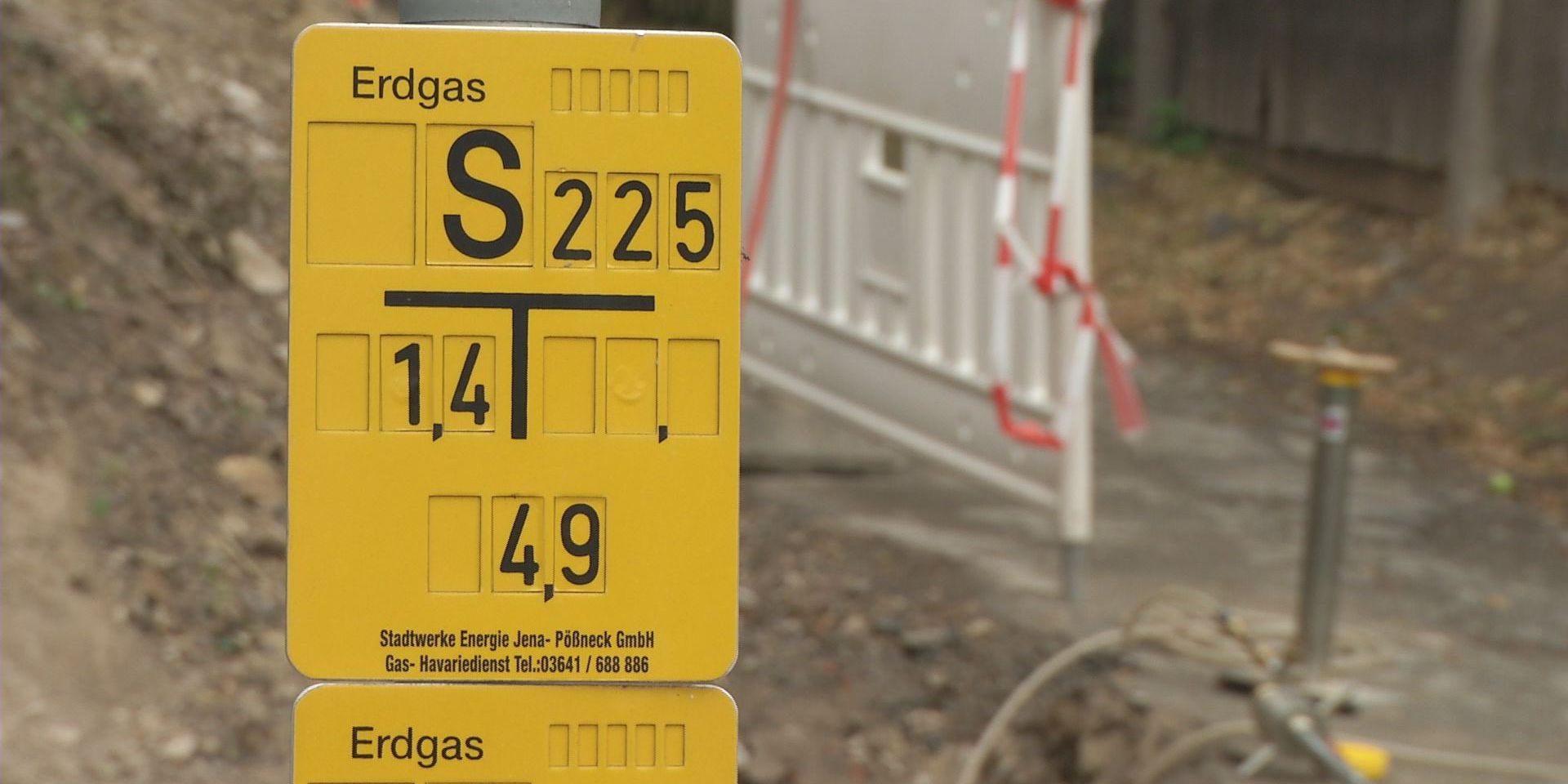 Neue Gasleitungen werden verlegt