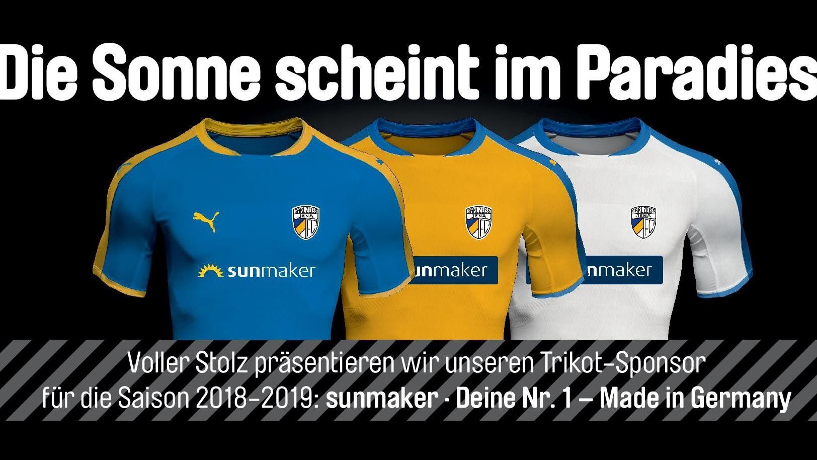 FC Carl Zeiss Jena: Neuer Haupt- und Trikotsponsor 
