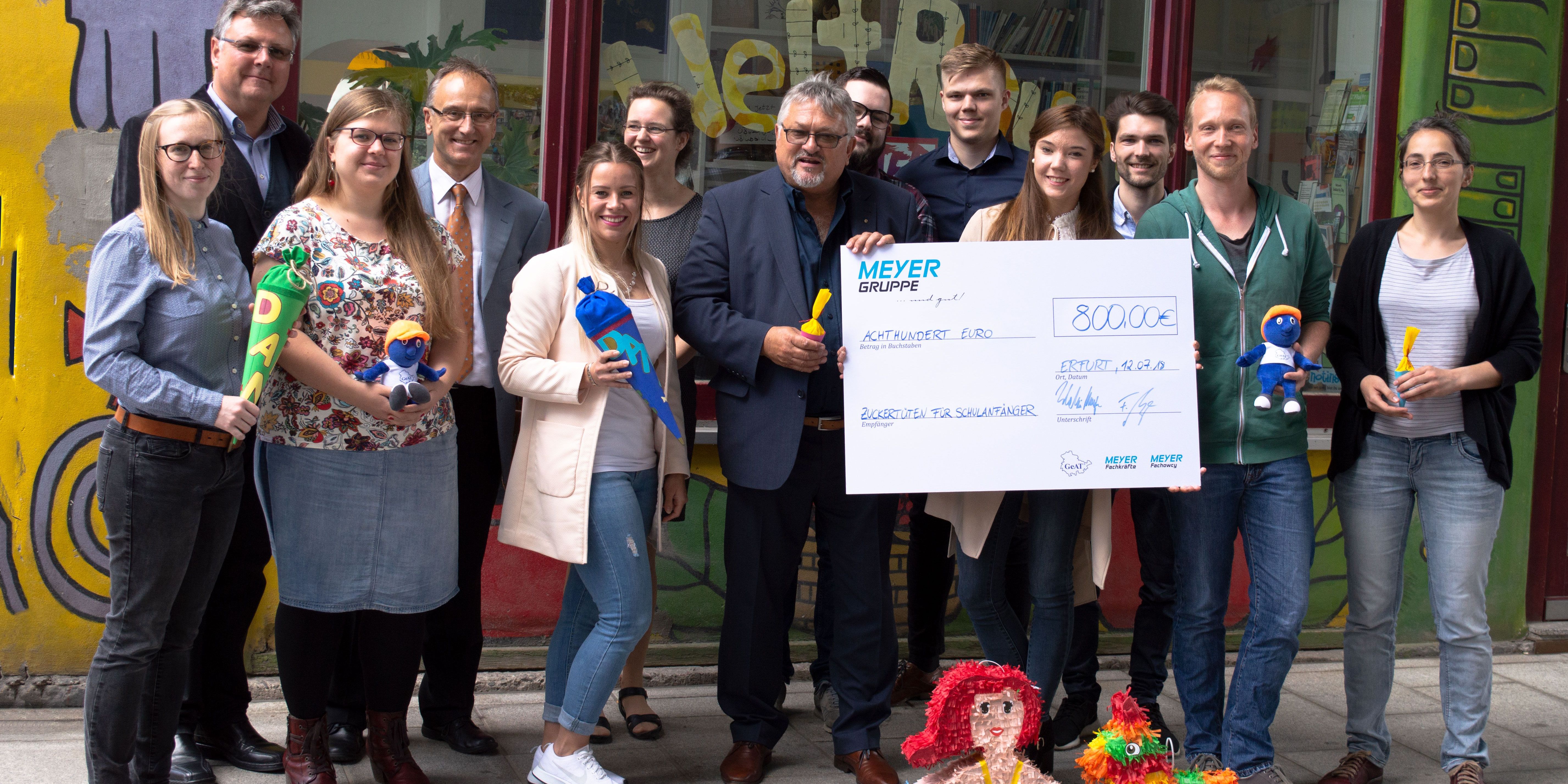 Unterstützung für Projekt „Zuckertüten für Schulanfänger“