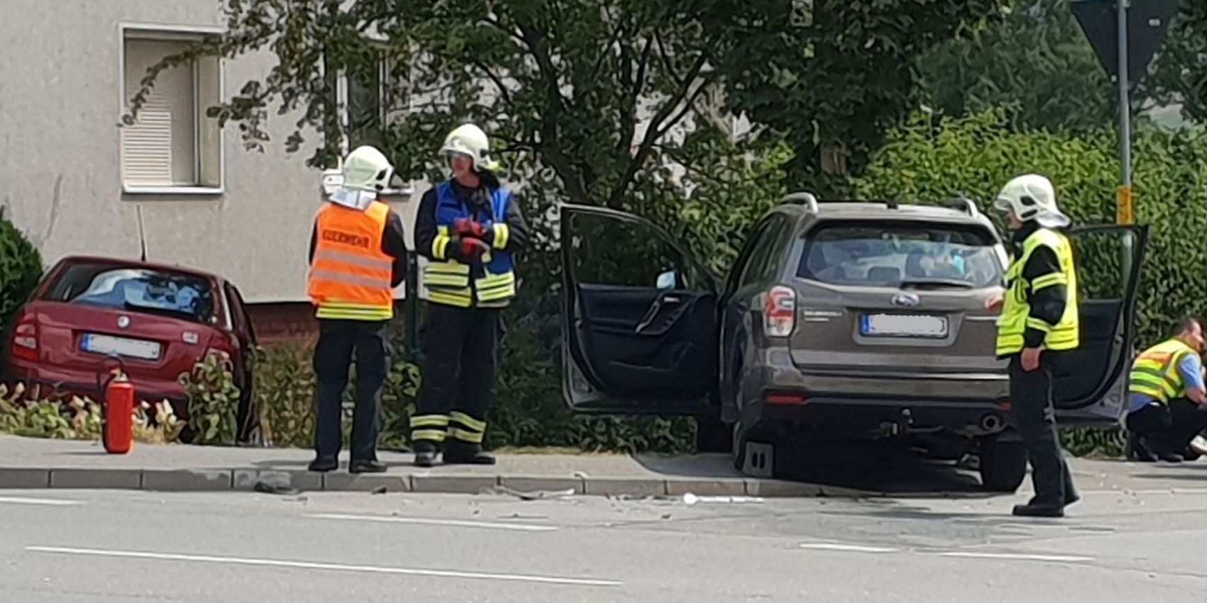 Pkw-Unfall in Jena-Nord
