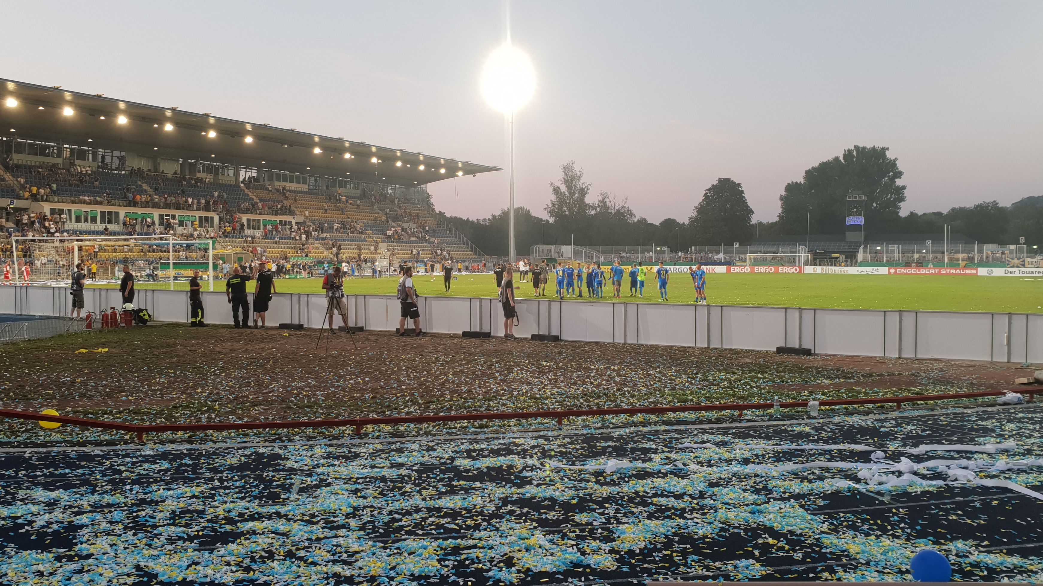 Der FCC verliert in der ersten Runde des DFB-Pokals gegen den 1.FC Union Berlin