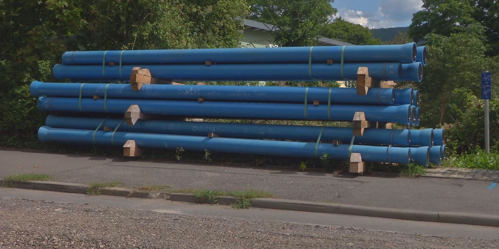 Neue Trinkwasserleitungen in Oberer Kernbergstraße                       