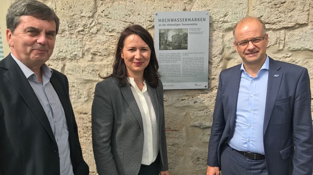 Tafeln zu Hochwasser eingeweiht