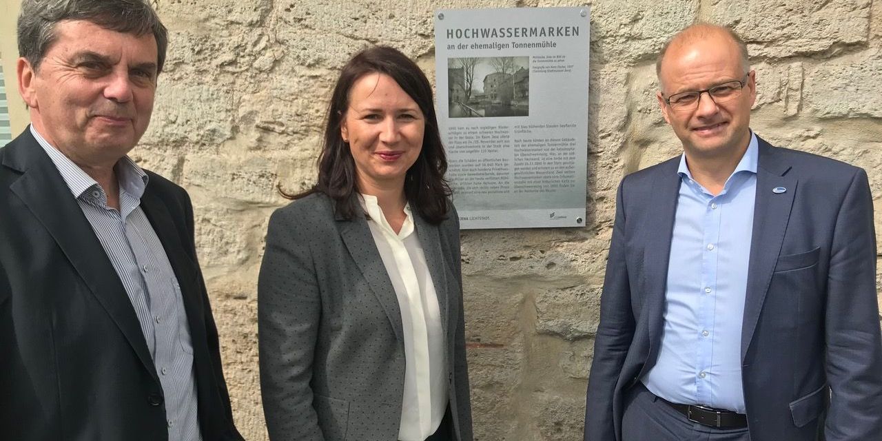 Tafeln zu Hochwasser eingeweiht