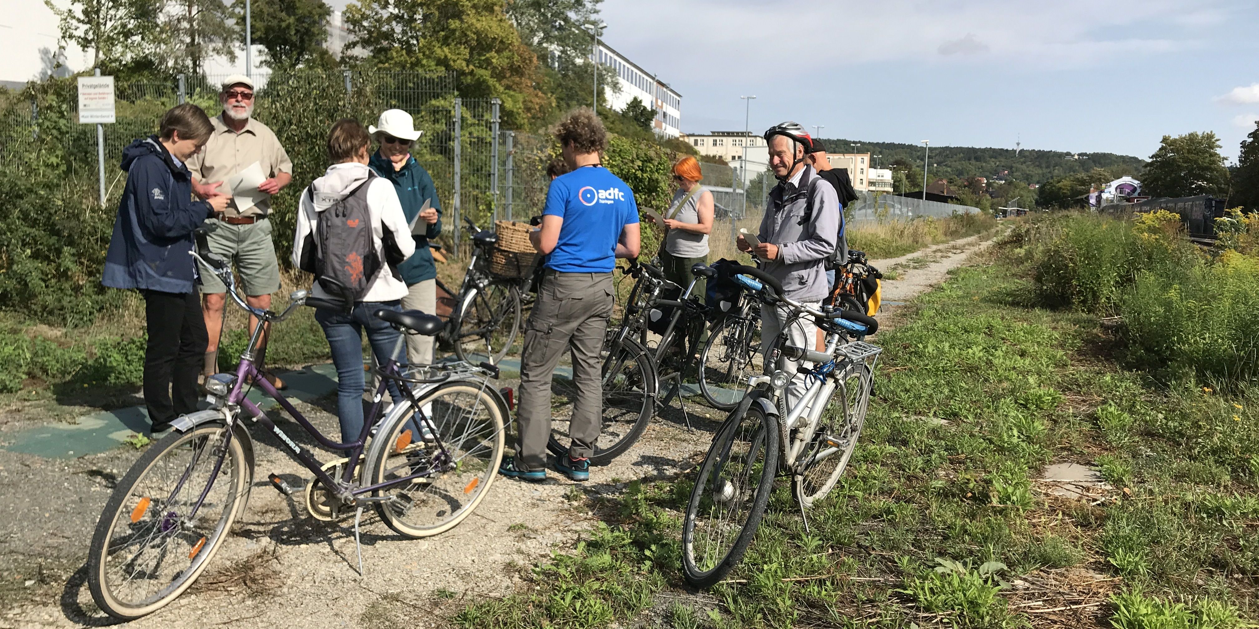 Radtour über ehemaliges Gleis 3