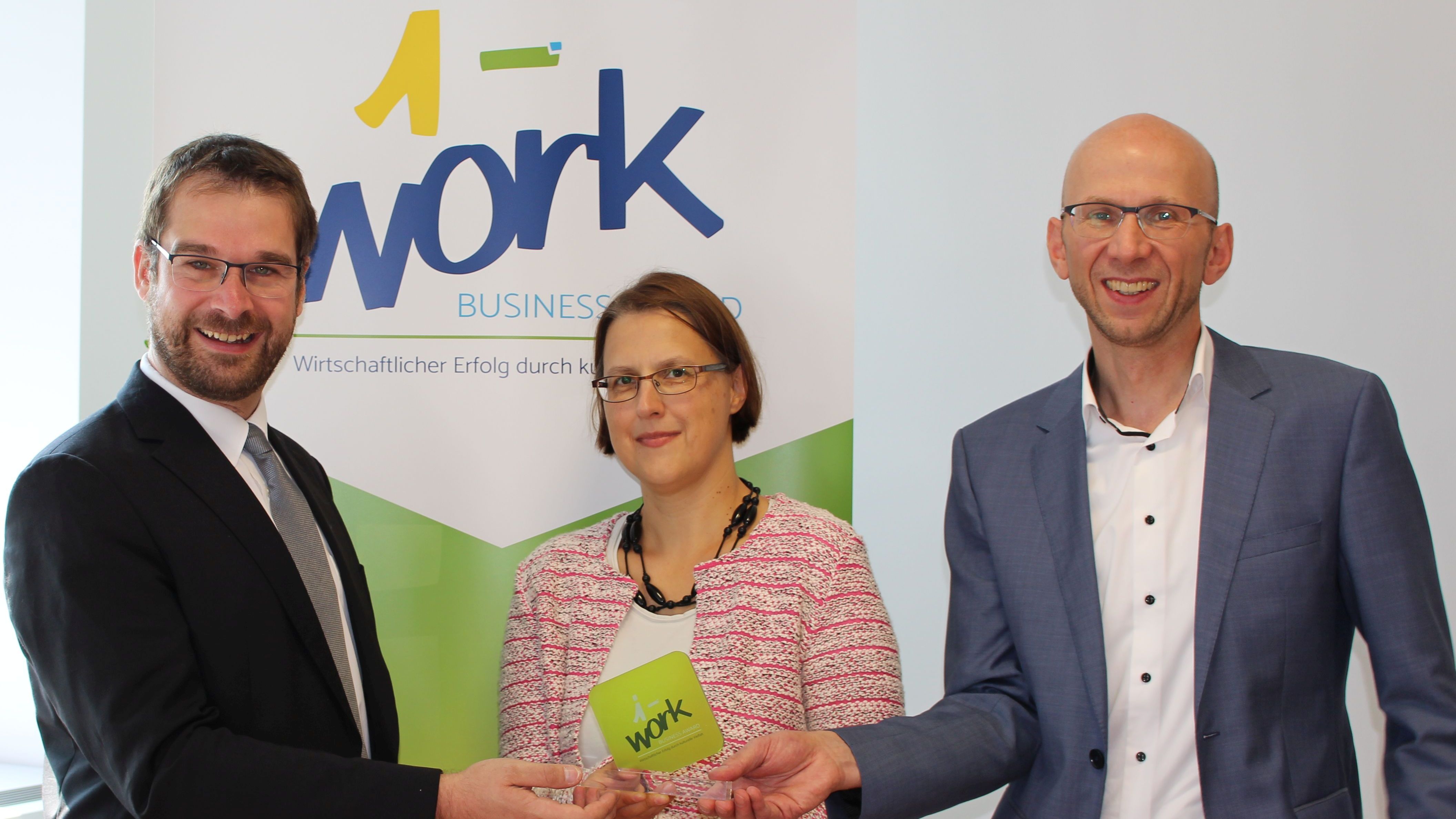 Startschuss für zweiten „i-work Business Award“
