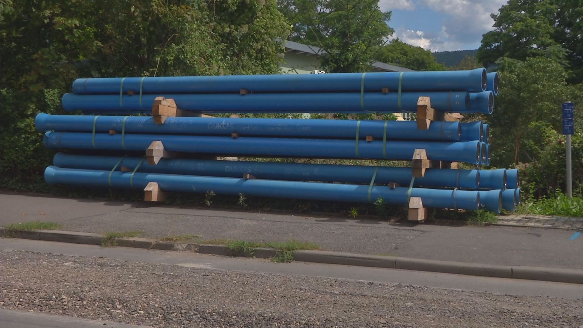 Neue Trinkwasserleitungen in Oberer Kernbergstraße                       