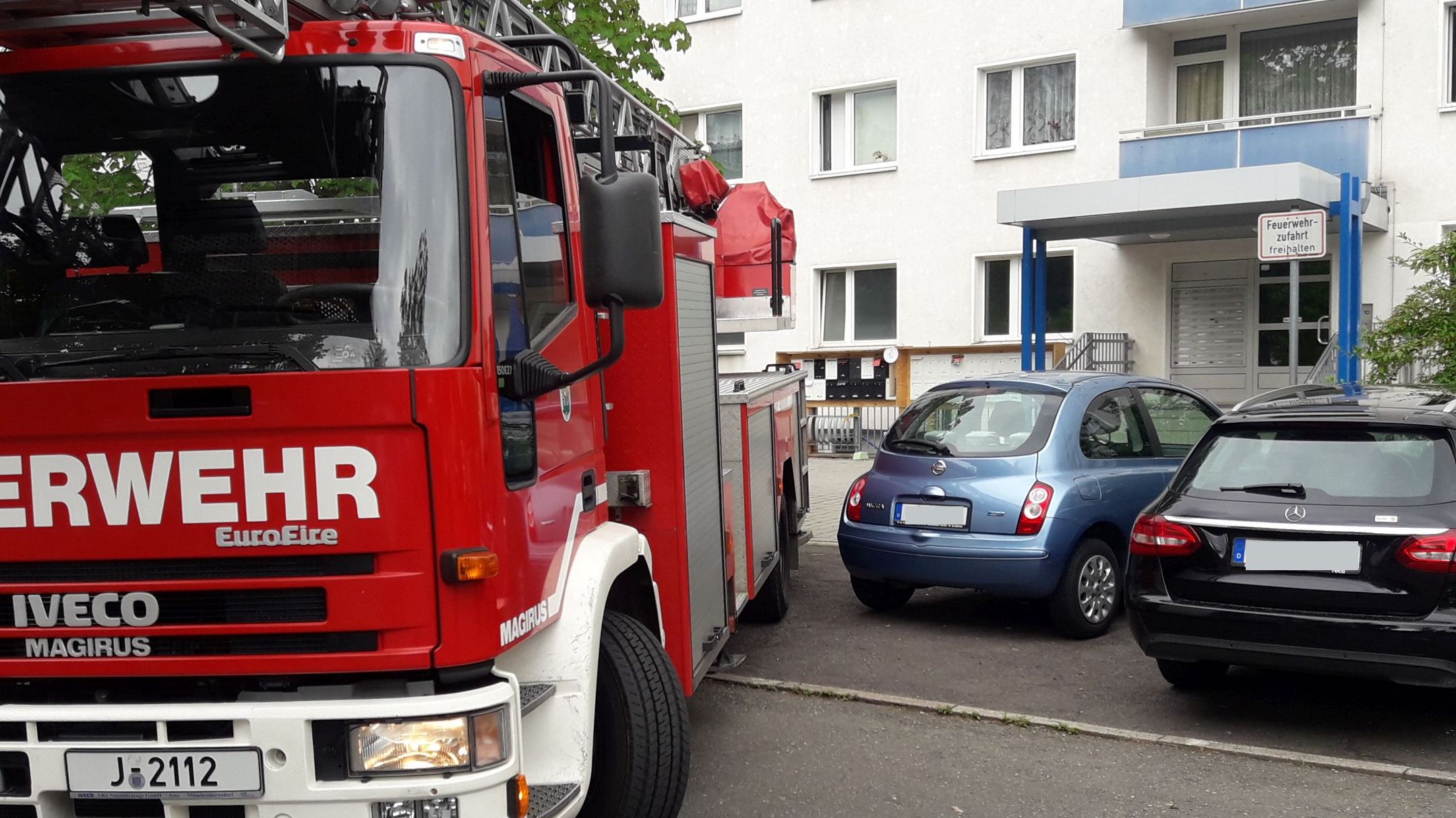 Keine Rücksicht auf die Feuerwehr
