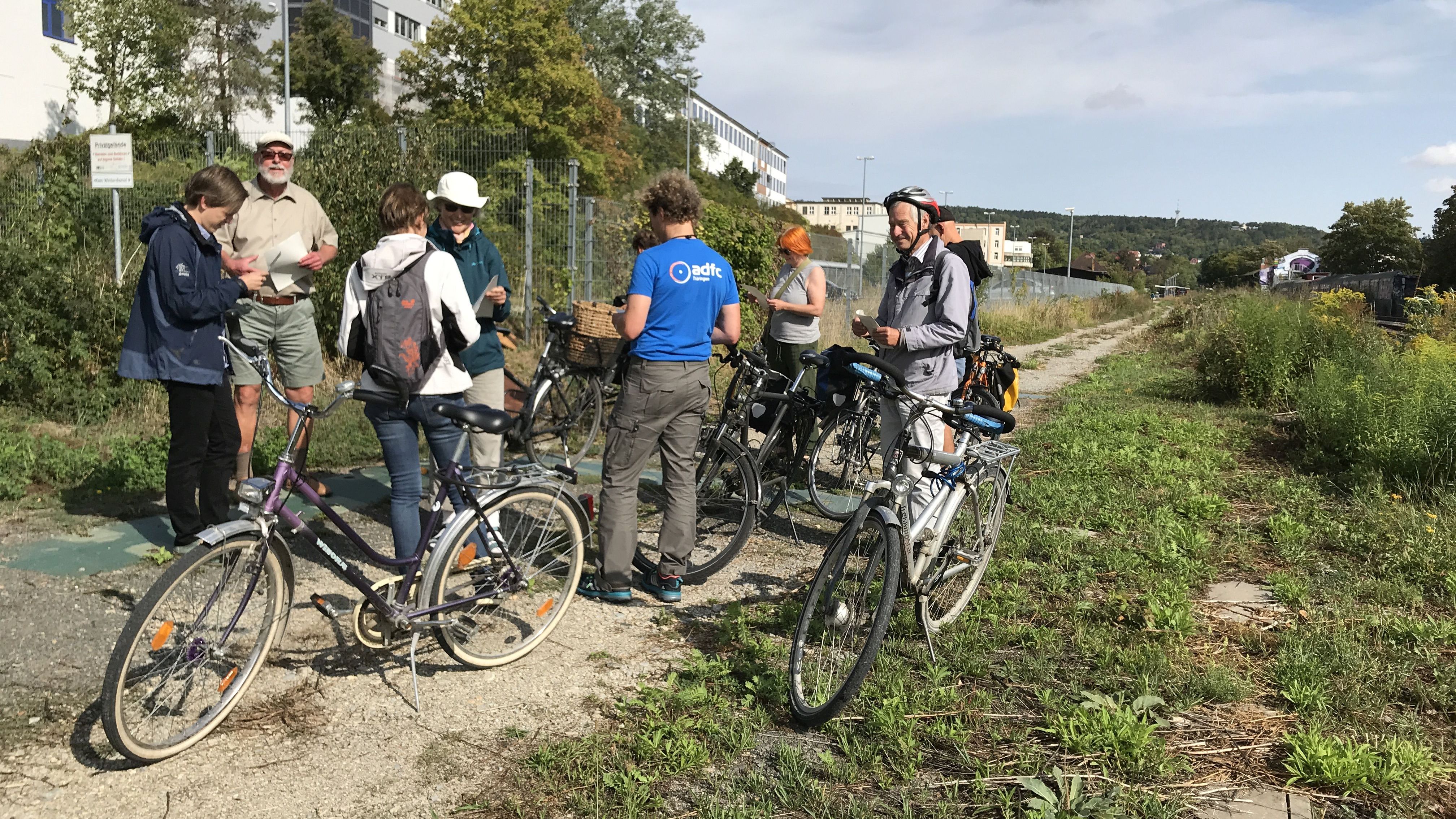 Radtour über ehemaliges Gleis 3