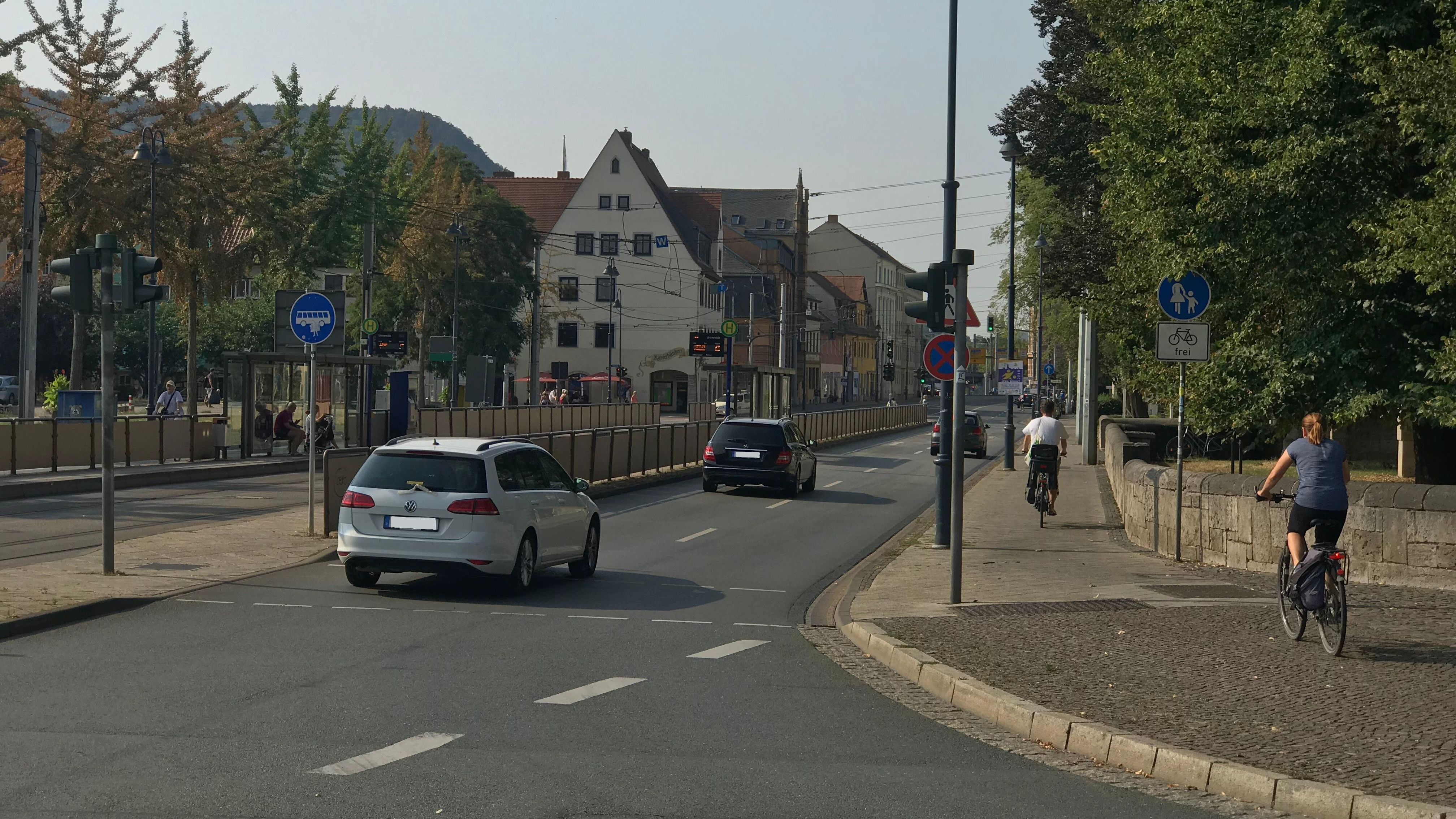 Unfallhäufungsstellen im Stadtgebiet Jena