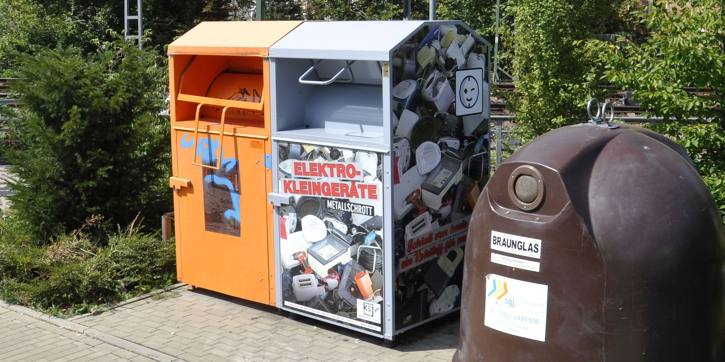 Neue Container für Elektroschrott im Test Neue Container für Elektroschrott im Test