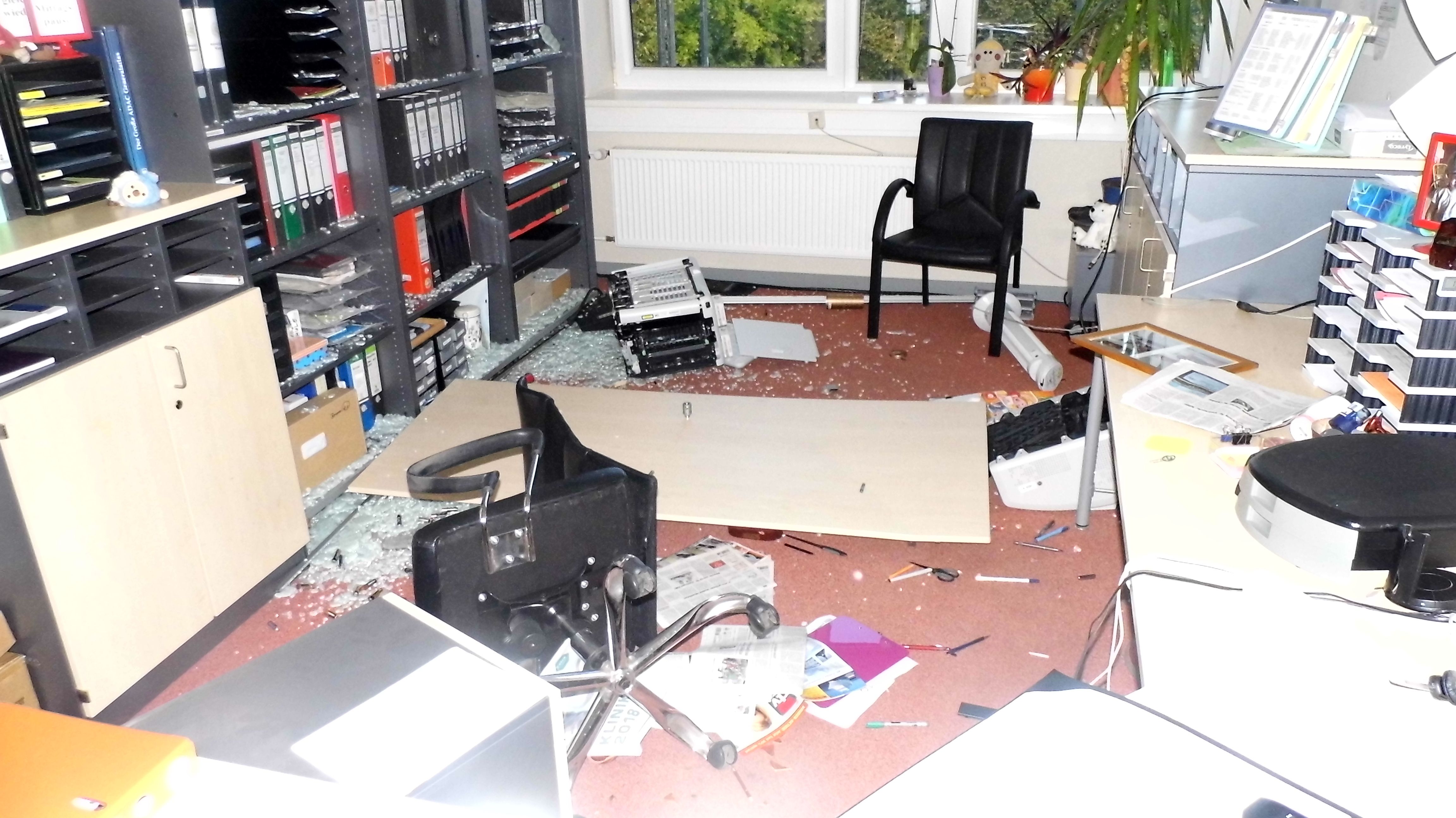 Kaleidoskop-Schule verwüstet