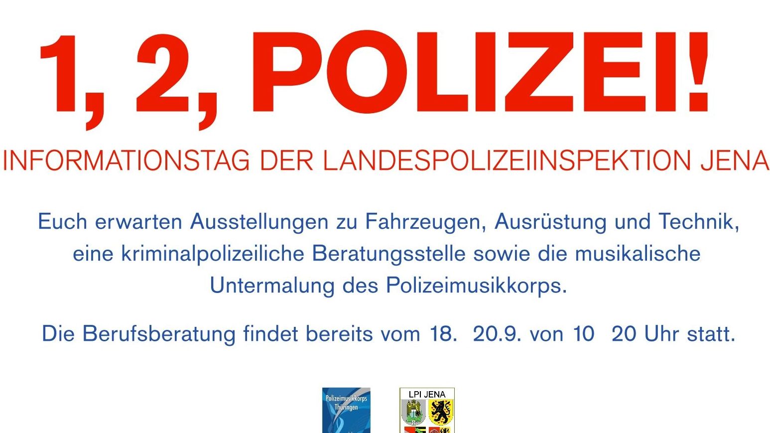 Tag der Polizei in Goethe Galerie