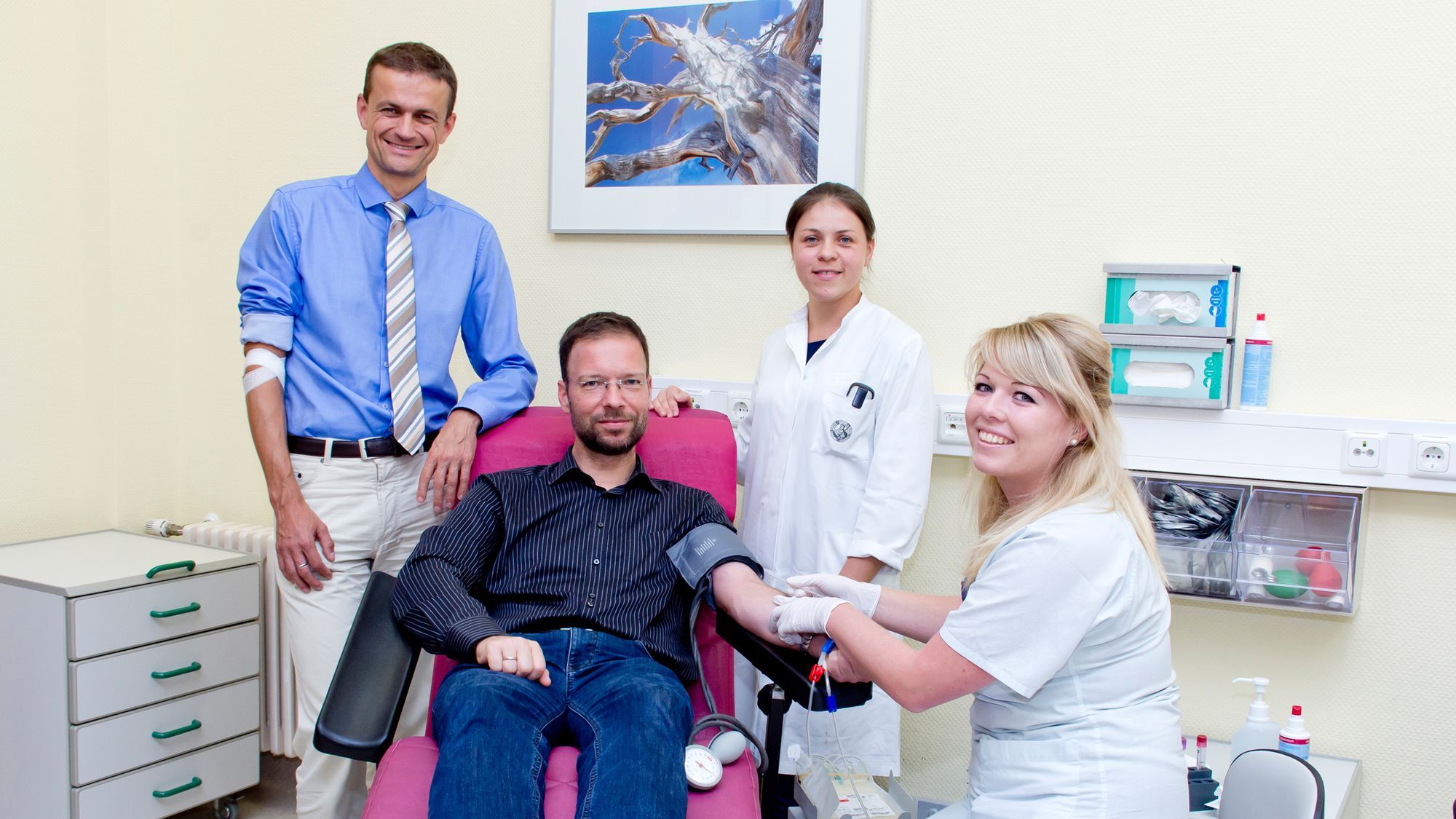 Mit einem kleinen Pieks Gutes tun