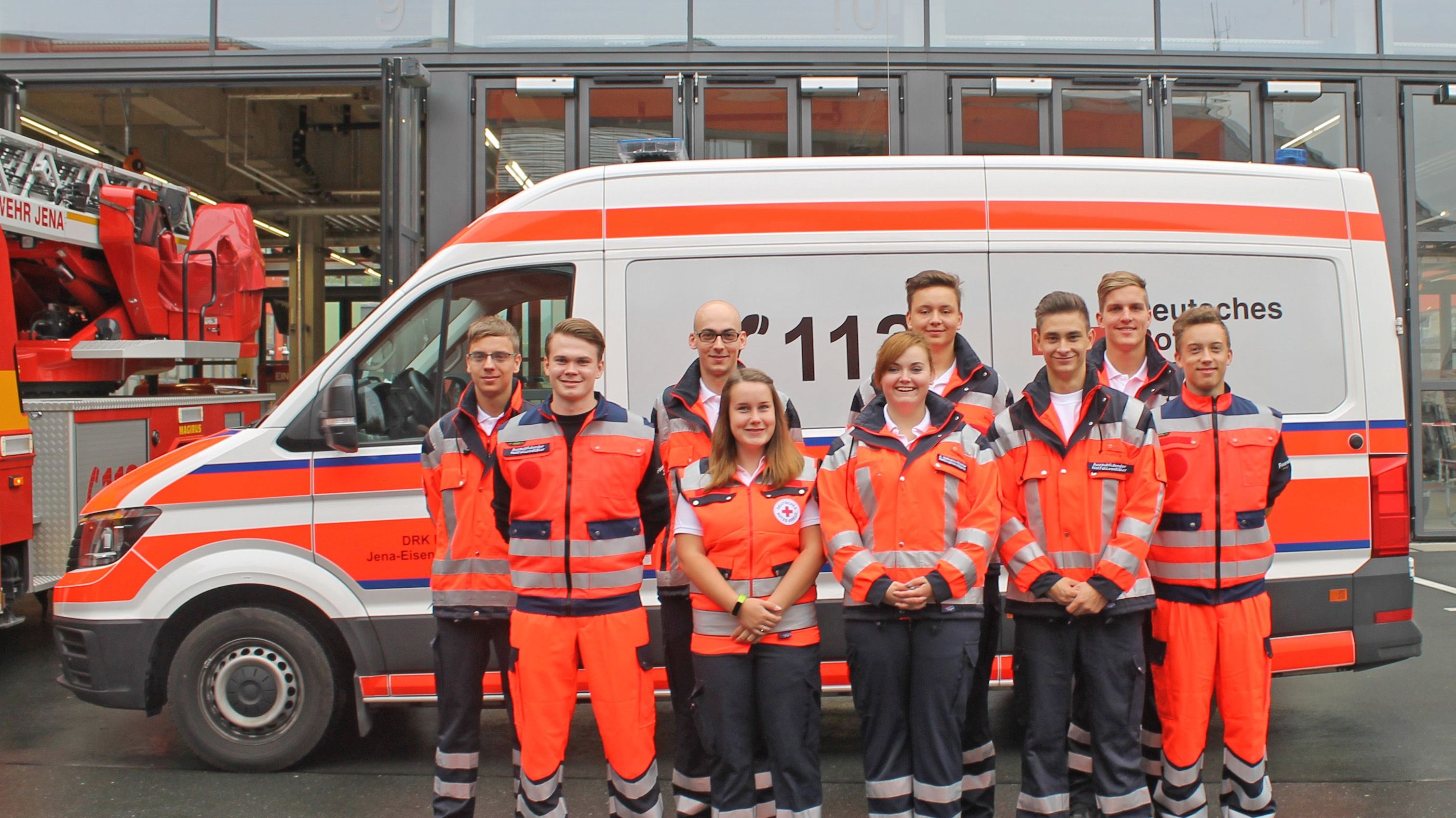 Neue Azubis starteten Ausbildung beim DRK-Rettungsdienst