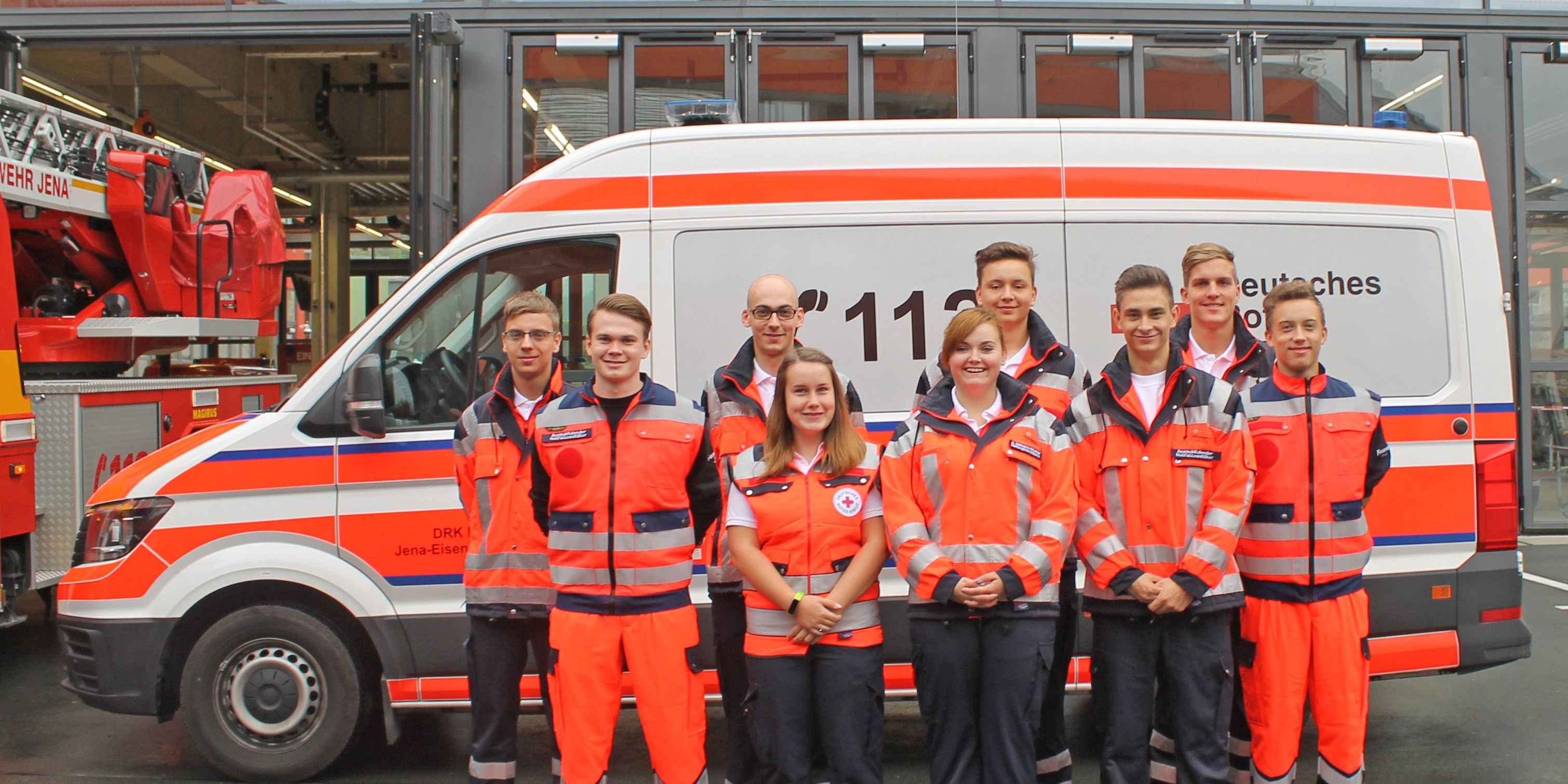 Neue Azubis starteten Ausbildung beim DRK-Rettungsdienst Neue Azubis starteten Ausbildung beim DRK-Rettungsdienst