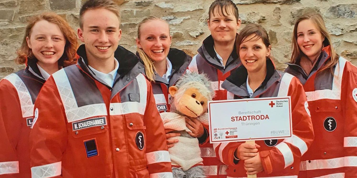 DRK-Team aus Stadtroda beim Bundeswettbewerb