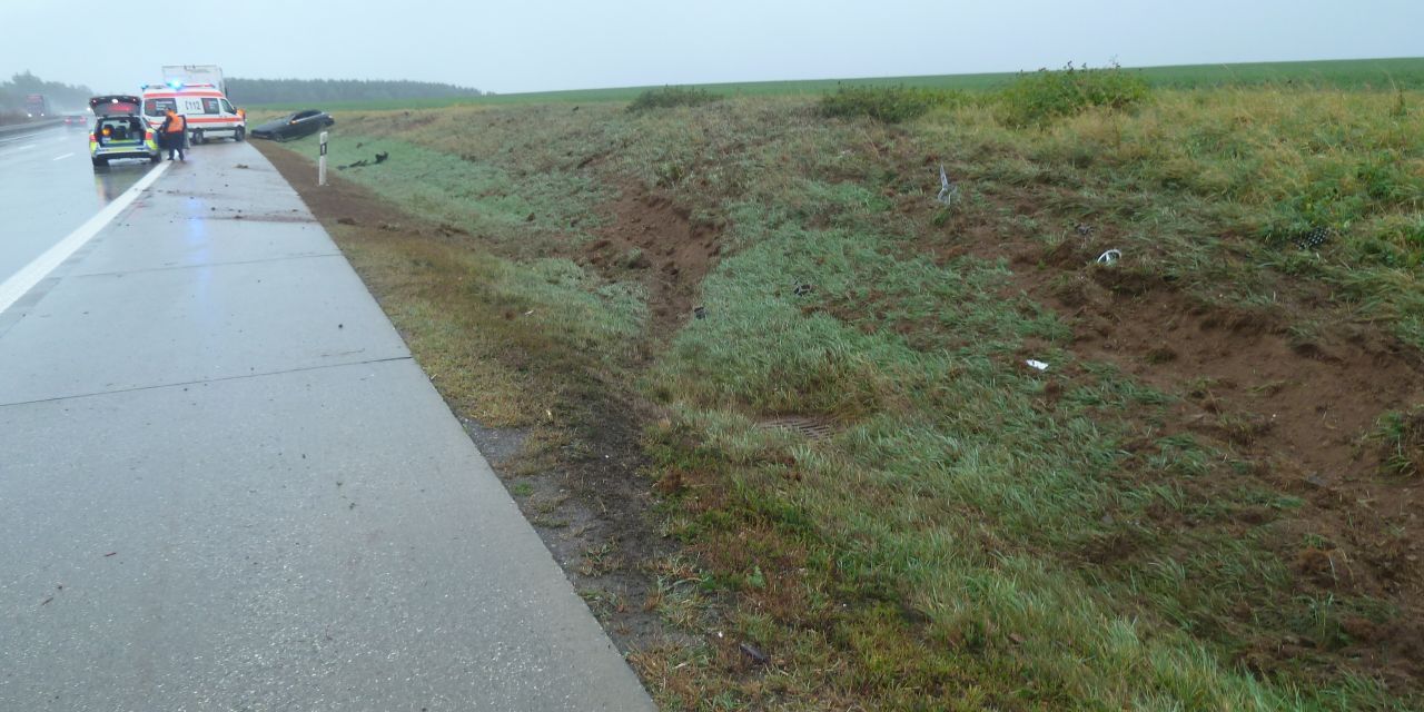 Mehrere Verkehrsunfälle aufgrund von Regen