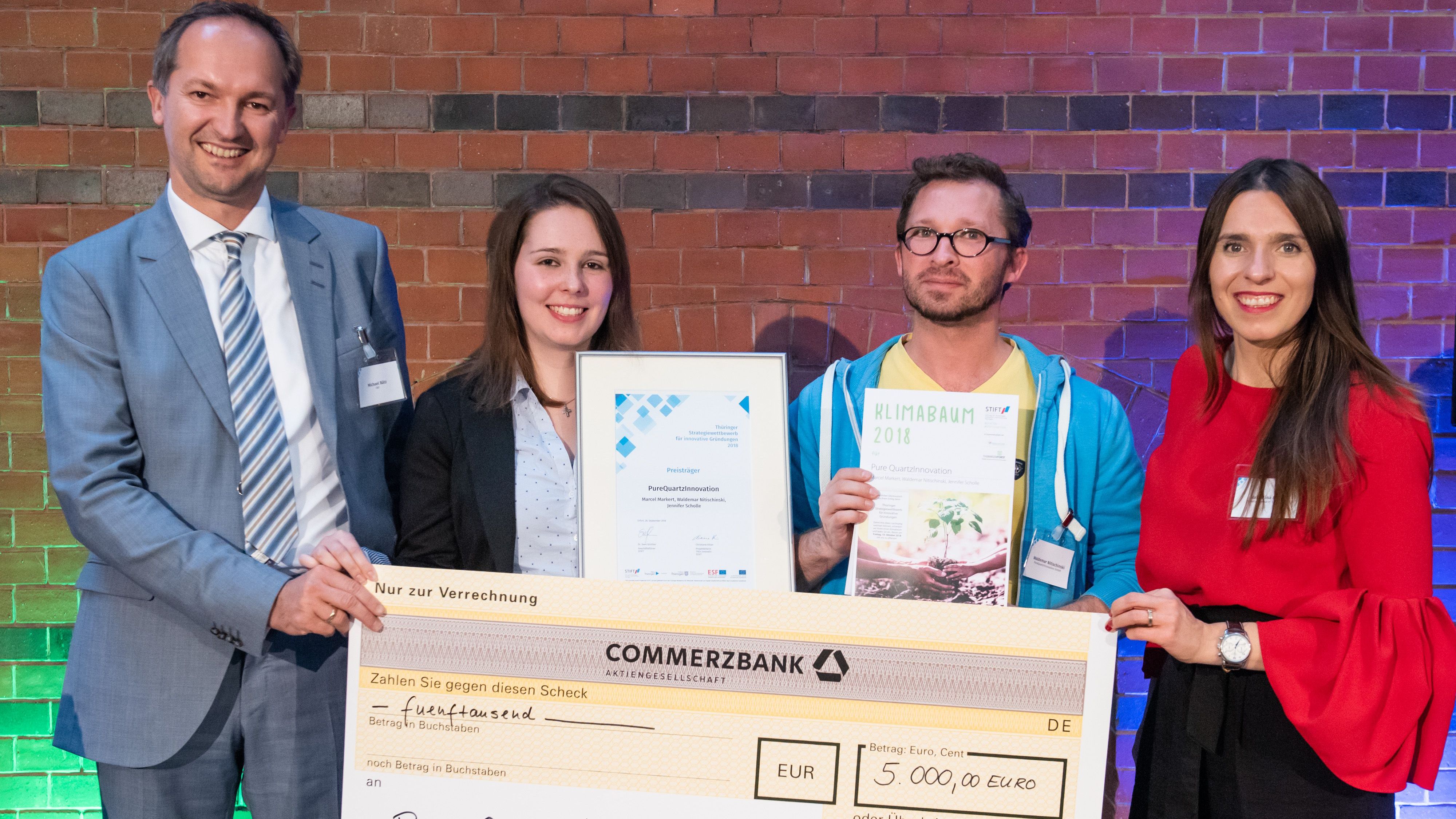 Preis für EAH-Gründungsprojekt PureQuartzInnovation