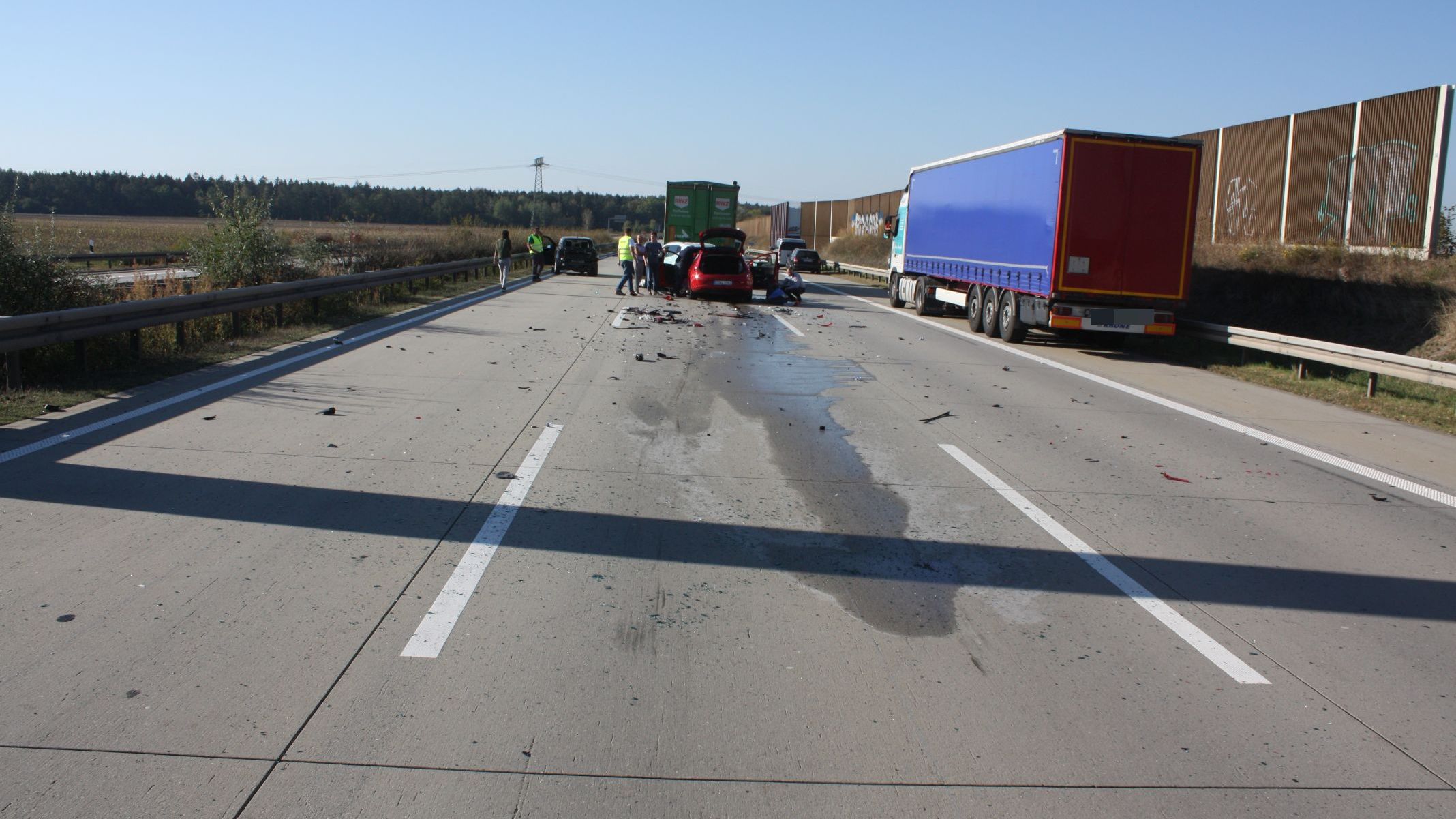 Vier Verletzte nach Verkehrsunfall