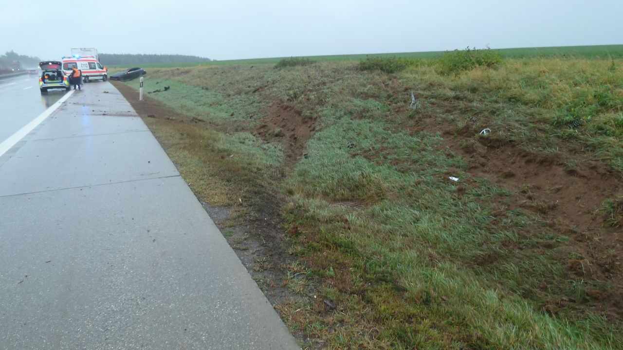 Mehrere Verkehrsunfälle aufgrund von Regen