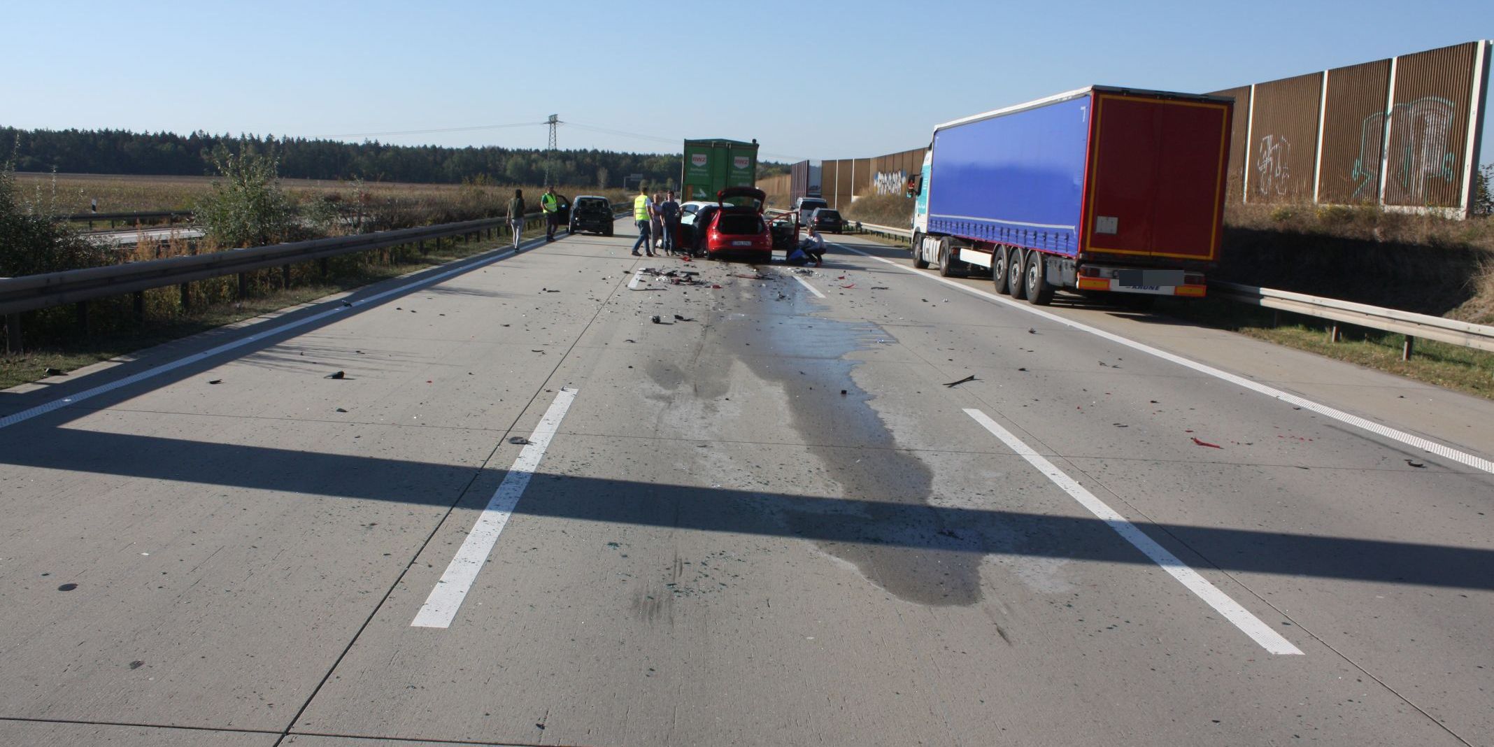 Vier Verletzte nach Verkehrsunfall