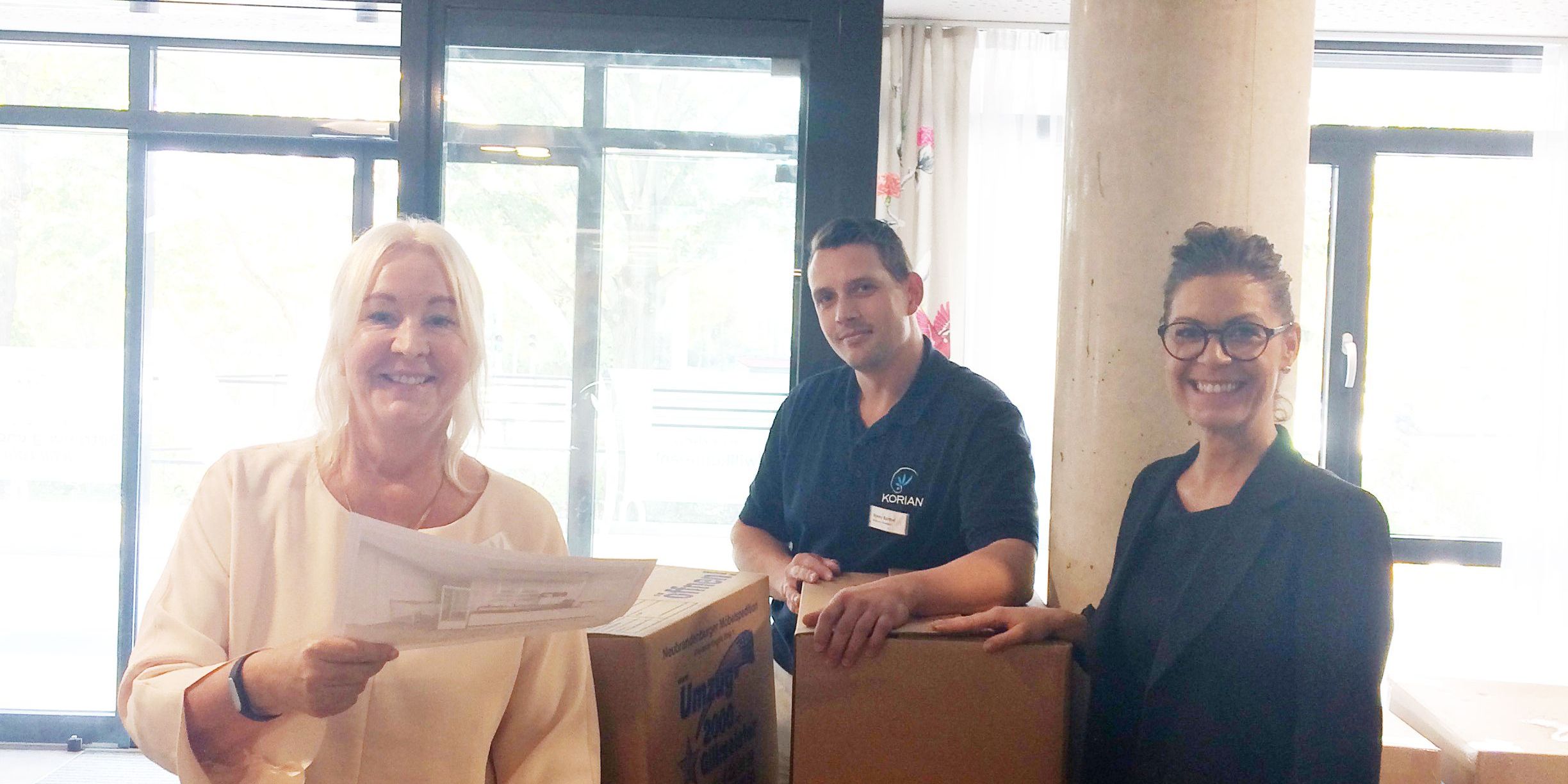 Ein Pflegeheim zieht um