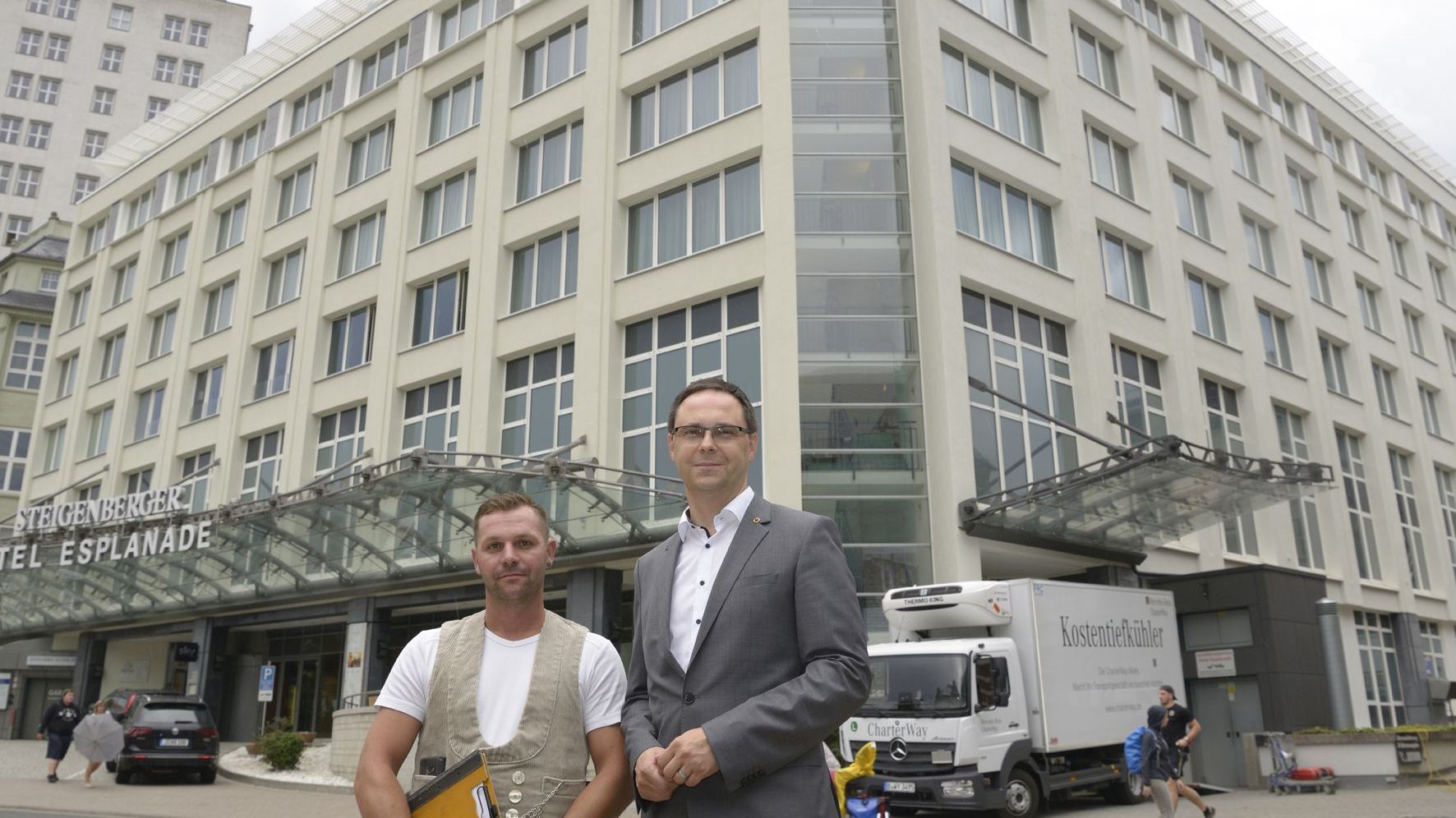 Hotel Steigenberger Esplanade mit erneuerter Fassade