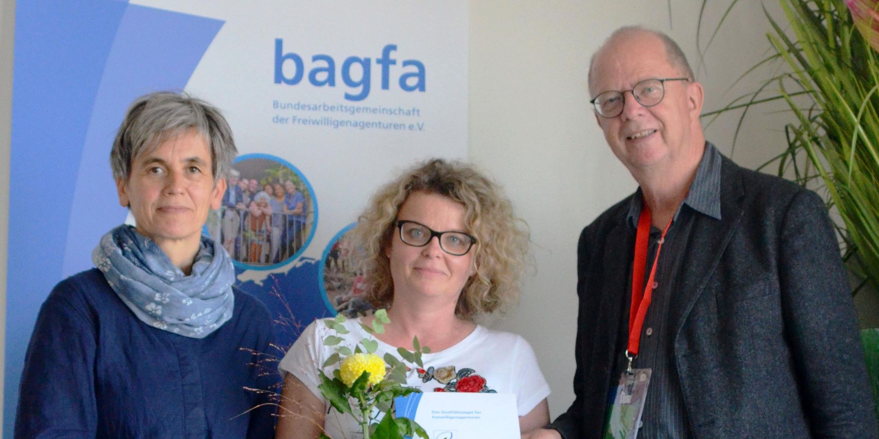 Qualitätssiegel für Freiwilligenagentur der Bürgerstiftung 