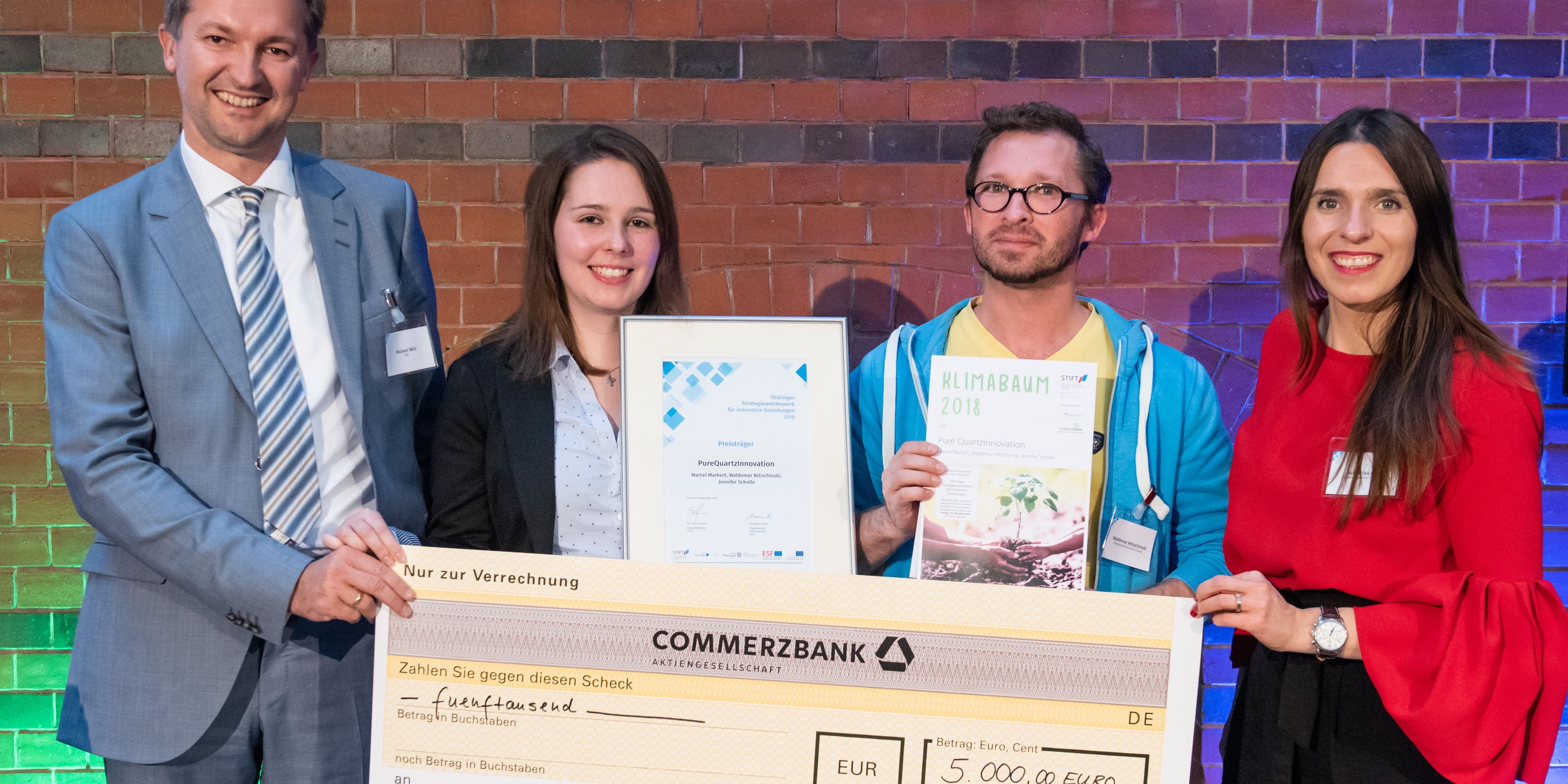 Preis für EAH-Gründungsprojekt PureQuartzInnovation