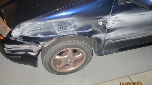 Pkw kollidierte mit der Leitplanke