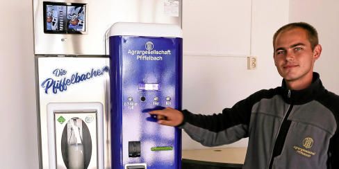 Pfiffelbacher Frischmilch aus dem Automaten
