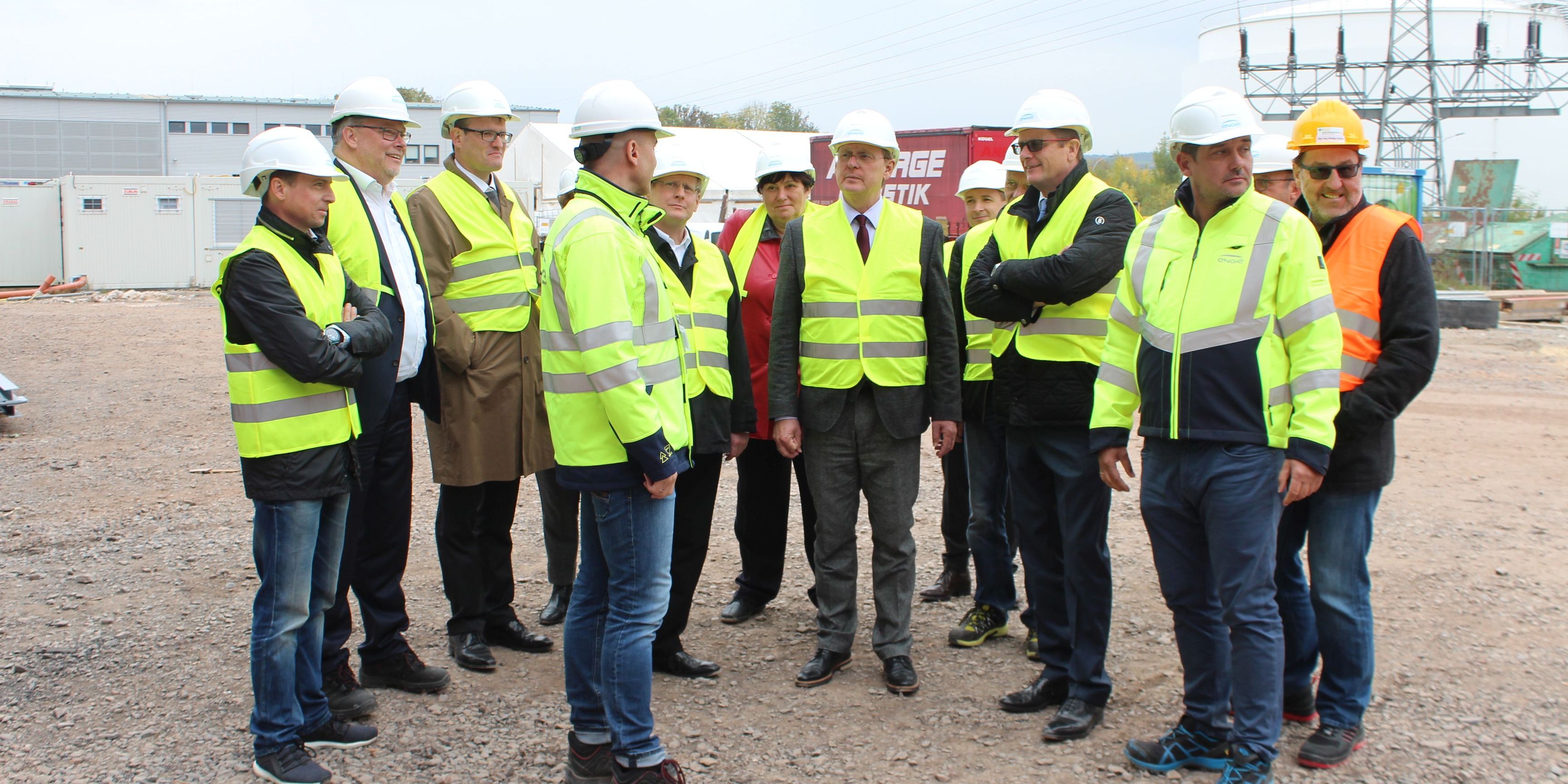 Ministerpräsident besuchte Fernwärmeprojekt in Gera 