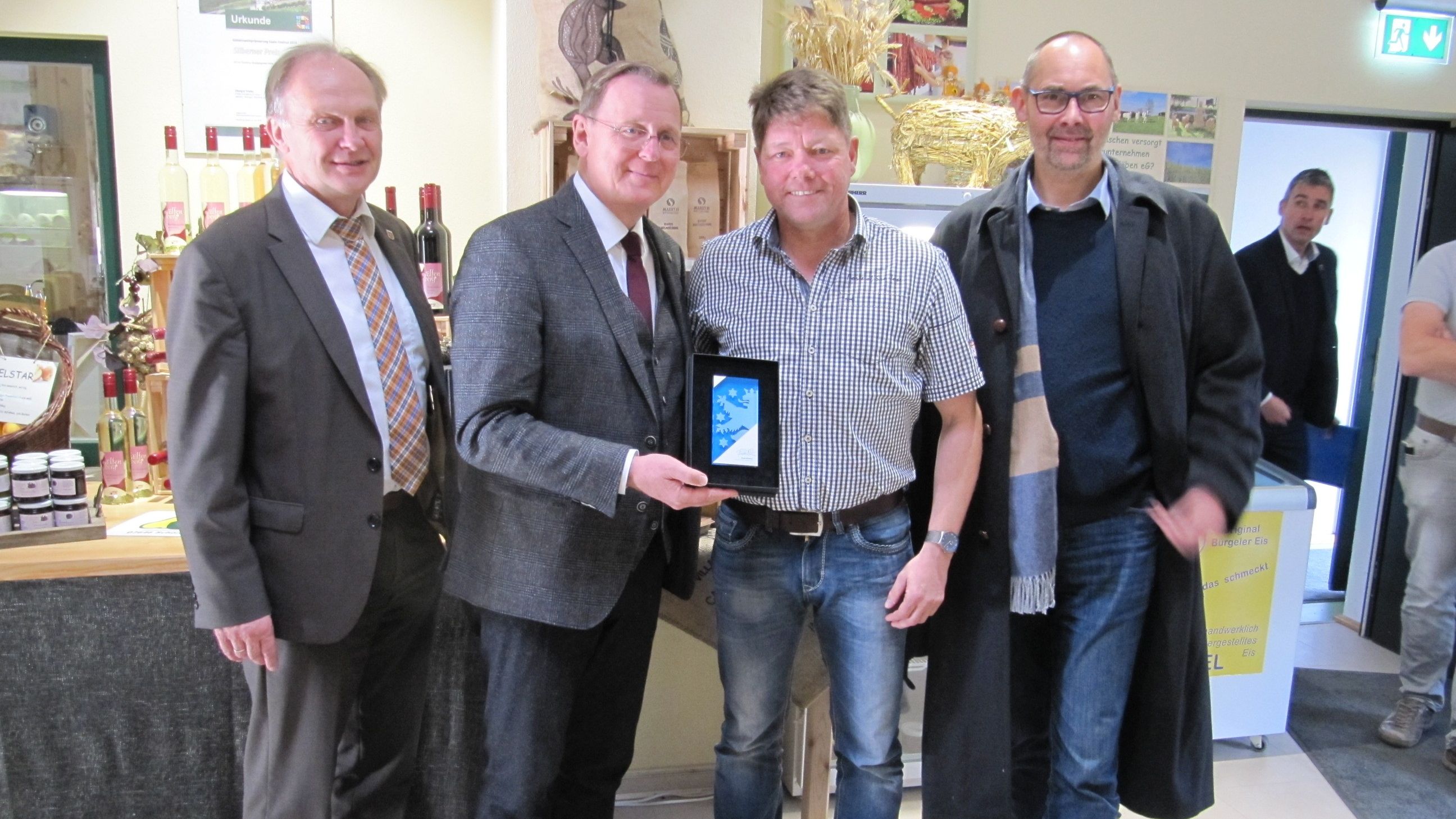 Ministerpräsident besuchte Saale-Holzland-Kreis