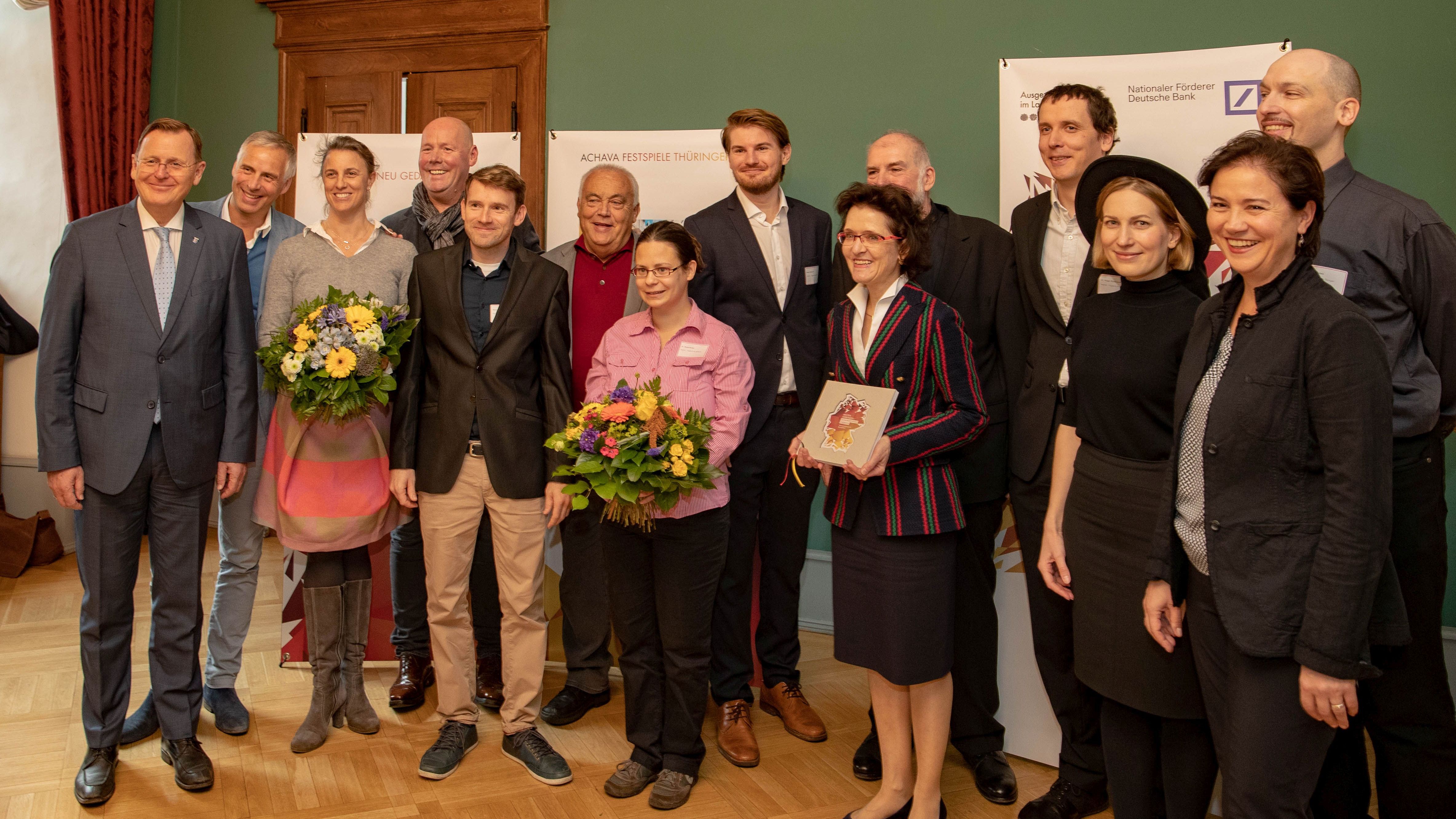 Preisträger des „Ausgezeichnete Orte“-Wettbewerbs empfangen